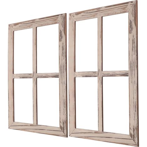 de fenêtres rustiques en bois décoration murale décorative