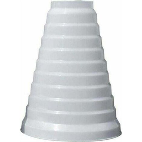 Réducteur universel PVC 80/200mm – Réducteur de tuyau rond pour ventilation – Compatible climatisation et ventilateurs extracteurs (1/4)