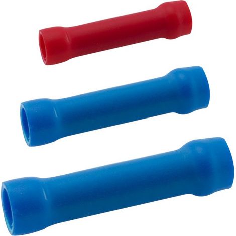 Cosses à manchon pré-isolées 1,5 mm rouges, sachet de 100 unités