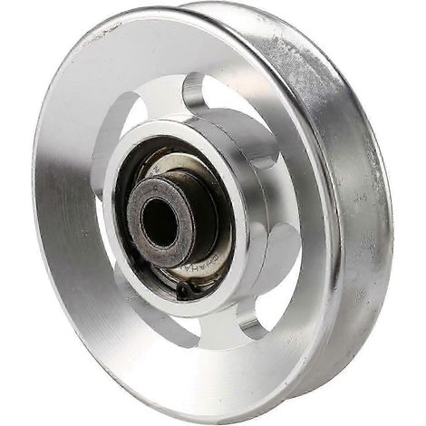 Poulies de levage en alliage d'aluminium de 88 mm, accessoires d'équipement de fitness compatibles avec des sports tels que l'escalade et le camping. (1/5)