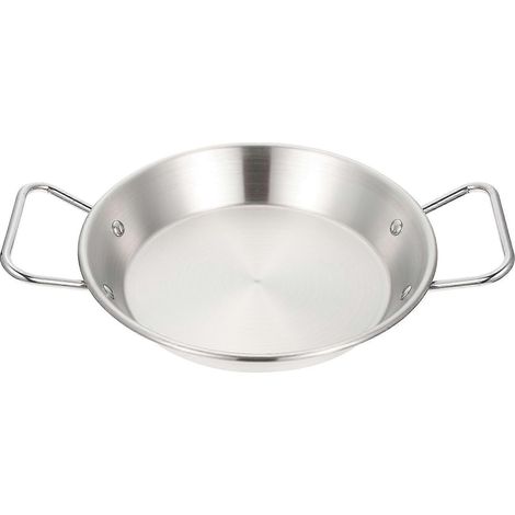 Plateau porte-frites en acier inoxydable pour apéritifs, fritures et restaurants.-29X20X3.5CM-Silver