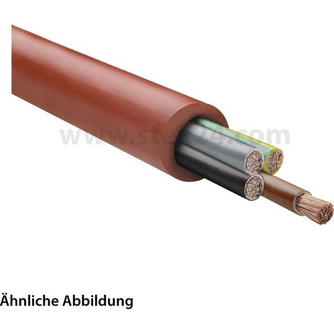 HELU KABEL SiHF 4G6mm² Silikonleitung AD 14,8mm Nennspannung Uo/U 300V/500V - 1 Meter