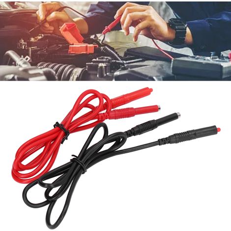 4 mm Testkabel mit Bananenstecker (Stecker auf Stecker) 70027 mit Bananenstecker. (1/5)