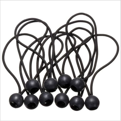 30pcs Tendeur Elastique, Tendeurs Elastique Caoutchouc avec Boule, pour Bâche,Pavillon,Tente,Rideaux,Grillage Jardin.Fixation de Bâche de Serre,Fixation de Bâche de Remorque. (1/5)