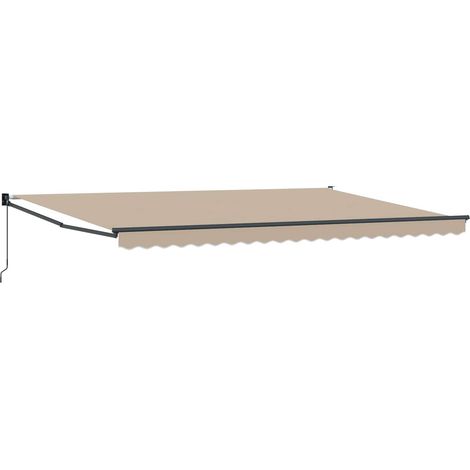 Maison Exclusive - Tenda retrattile Beige 500 x 300 x 165 cm (1/5)