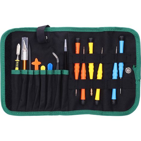 14-in-1 Handy-Reparaturset, Präzisionsschraubendreher aus legiertem Stahl und ABS, für Computer und den Heimgebrauch (1/5)