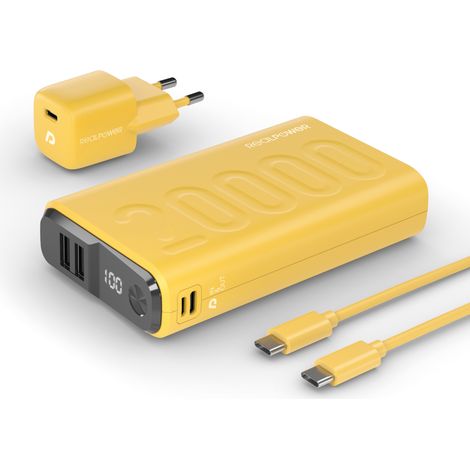 realpower PB-20000 batería externa amarilla 20000 mAh (1/5)