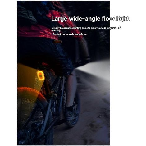 Lampe de vélo LED rechargeable USB pour tige de selle de route --- (1/5)