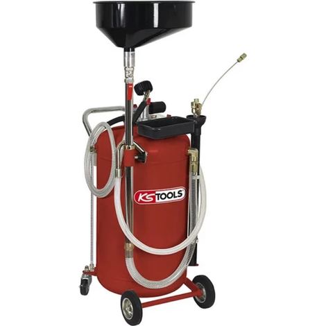 Récupérateur d'huile par gravité et aspiration 90 litres KSTOOLS (1/2)
