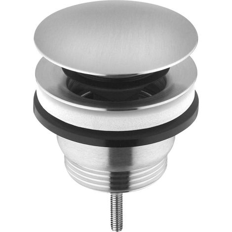 Sapho Minimal - Desagüe para lavabo, Click-Clack, acero inoxidable mate MI059 (1/3)
