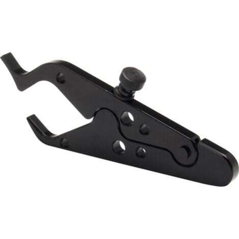 [NON UTILIZZATO] (Nero) Regolatore di velocità per moto, morsetto per manubrio moto, manopola dell'acceleratore in alluminio, clip di bloccaggio universale per impugnatura da polso per assistenza alla