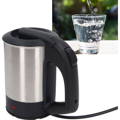 Wasserkocher aus Edelstahl 304 mit automatischer Abschaltung und Trockengehschutz, 0,5 l, 1000 W, 2 Tassen (1/5)