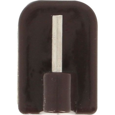 MOBOIS Lot de 4 pitons support adhésifs marron pour tringles extensibles 461002