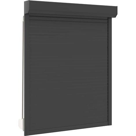 Rollladen Anthrazit 120 x 150 cm Aluminium und Polyurethan vidaXL