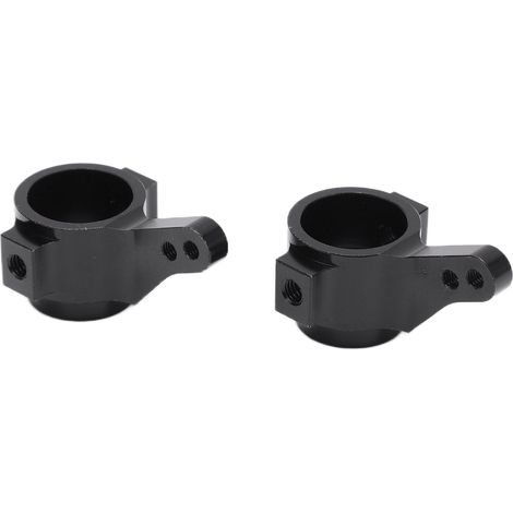 Lot de 2 coupelles de direction en alliage d'aluminium, pièces de rechange pour voiture RC TAMIYA CC01 (noir). (1/5)