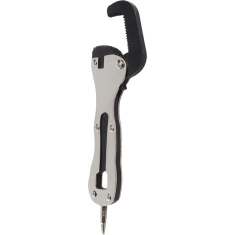 [JAMAIS UTILISÉ]Clé micrométrique multifonctionnelle auto-ajustable de 9,5 cm (3,75 pouces) pour petits tuyaux, idéale pour les espaces restreints (1 pièce) (1/5)