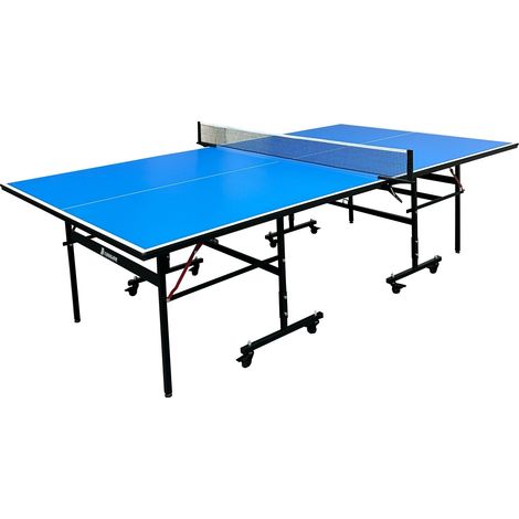 Cougar Pro 2800 Table Ping Pong d'intérieur pliable filet inclus bleue (1/5)