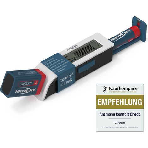 ANSMANN Testeur de piles pour piles rechargeables usuelles, batteries (1/5)