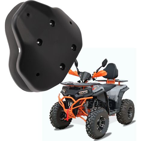 Dossier arrière moto mousse cuir PU souple, support arrière universel passager pour ATV, scooters, croiseurs, cyclomoteurs (1/5)