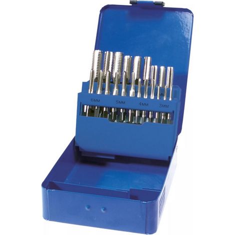 Coffret de tarauds metriques 3 passes de 3 à 12 mm