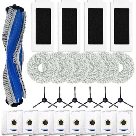 Pièces de Rechange pour Aspirateur T30 PRO OMNI / Max DDX14, Brosse Latérale Principale, Filtre HEPA, Tissu Vadrouille (1/4)