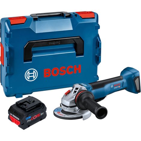 Meuleuse d'angle sans fil Bosch GWS 18V-10 P Professional 18 V 125 mm sans balais + 1 batterie ProCORE 5,5 Ah + L-Boxx - sans chargeur (1/5)