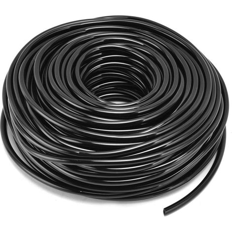 Tuyau d'irrigation goutte à goutte 50m – PVC flexible résistant à la corrosion – Pour jardins et parterres de fleurs – Installation rapide - 164ft (1/5)