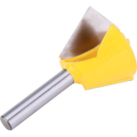 Fraise à rainurer bois 8 pans, queue 8mm, coupe droite pour défonceuse, outil de menuiserie professionnel (1/5)