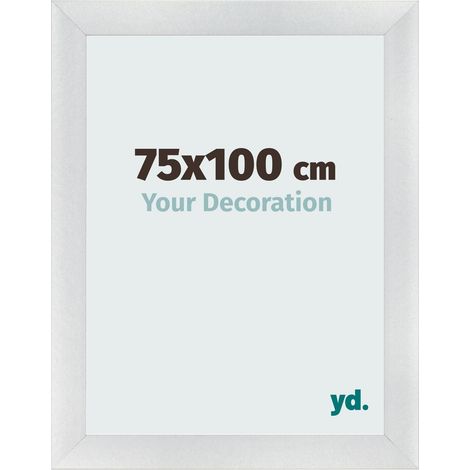 yd. - Cadre photo 75x100 - Argent Mat - MDF - Pisa (1/5)