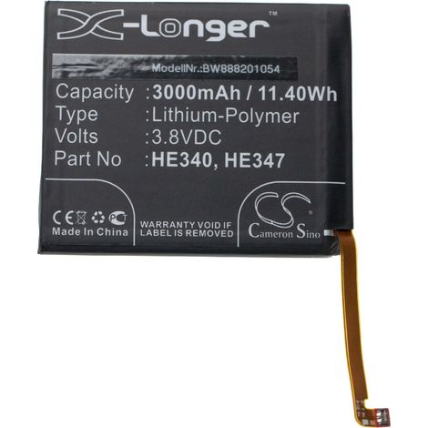 vhbw Akku kompatibel mit Nokia TA-1041, 7,1 Handy Smartphone Telefon (3000 mAh, 3,8 V, Li-Polymer) (1/4)