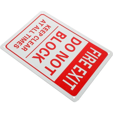 Panneaux de sortie de secours et de sécurité pour les espaces publics (lot de 5) (1/5)