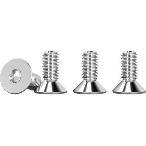 25 Pièces M5 X 10mm Vis à Tête Fraisée, à Six Pans Creux Argent en Acier Inoxydable A2 V2A Filetage Complet Norme DIN 7991 / ISO 10642 Vis Hexagonales (1/5)