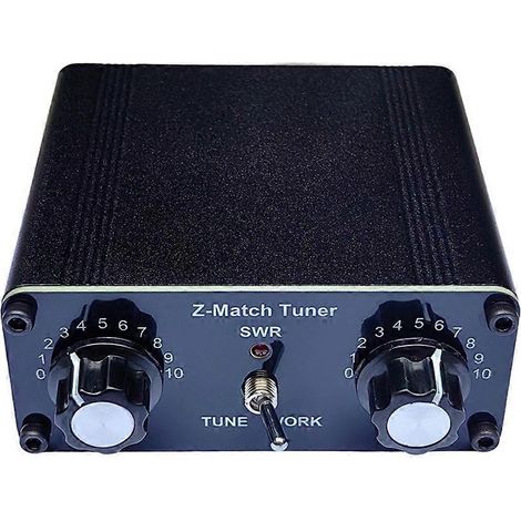 QRP Z-Match 3-28 MHz manueller Antennentuner mit Koaxial- und Symmetrieschalter (1/5)