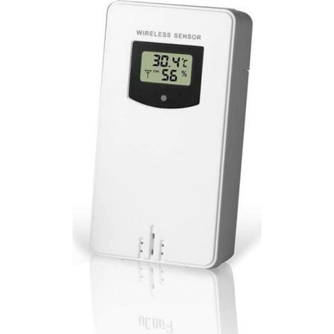 Capteur De Temperature Exterieur - Sans Fil 433,92 Mhz - Etanche Ip65 - Portee 60 M En Plein Air - Pour Station Meteo - 1 Unite (1/3)