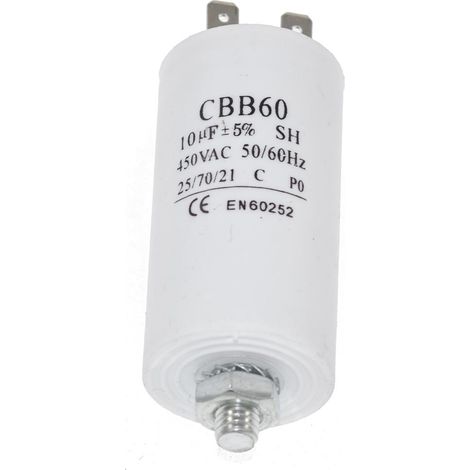 Universal 10UF Microfarad Appliance Motor Start Run Capacitor (1/2)