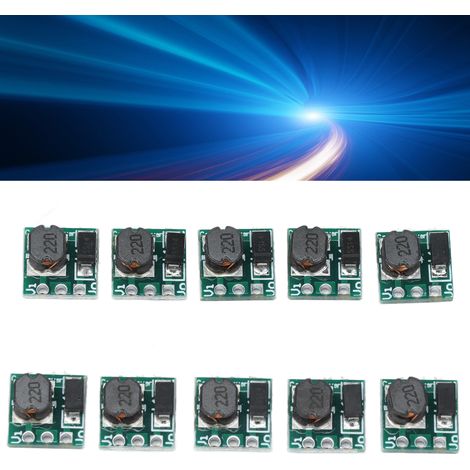 T64 DC-DC-Aufwärtswandlermodul (10 Stück): 1,5 V, 1,8 V, 2,5 V, 3 V, 3,3 V, 3,7 V, 4,2 V bis 5 V (1/5)