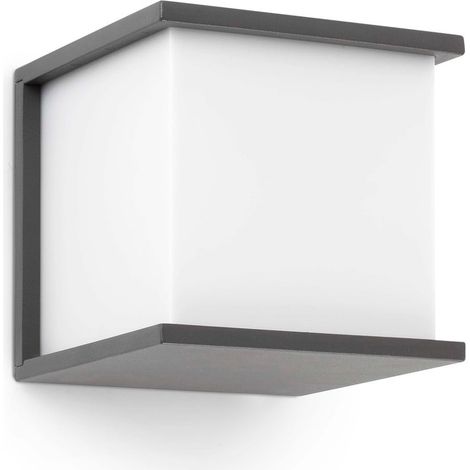 KUBICK, Außenwandleuchte, Faro Barcelona - Colore: Grigio Scuro