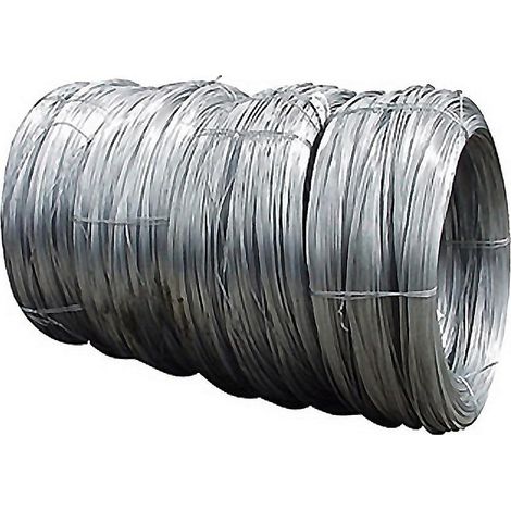 WURKO alambre galvanizado extra 2,7mm n16. 25kg rollo , Alambre galvanizado extra-plata Tamaño: 2,7 mm Rollos de 25 Kg Nº 16 Metros Aproximados: 560 metros Long