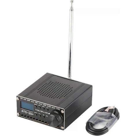 Für Vollband-Radioempfänger AM LW MW SW SSB LSB USB-Scanner tragbar mit Antenne ATS-20+ Si4735 Elektronische Bauteile-JXLGV (1/4)