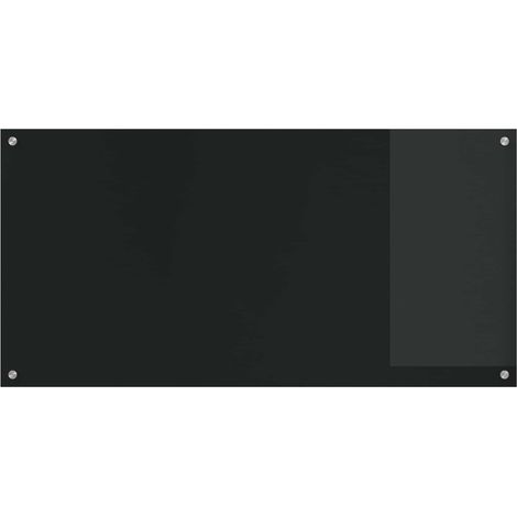 Schienale da cucina  Paraschizzi Nero 120 x 60 cm vetro temperato (1/5)