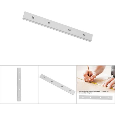 200 mm Aluminium-Führungsschiene mit T-Nut für Gehrungssäge, Holzbearbeitungswerkzeug (M6)