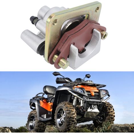L'étrier de frein avant gauche convient au VTT/SSV CFMoto 500 CF500 (référence 9010-080700). (1/5)
