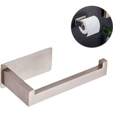 Toilettenpapierhalter aus Edelstahl – silber (1/4)