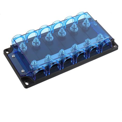 1 Porte-fusible ANL 6 Voies, Nylon PA66, Acier Inoxydable, Pour Tracteur Et Industrie (1/5)