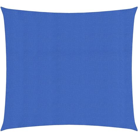 Voile d'ombrage 160 g-m² Bleu 2x2 m PEHD (1/5)