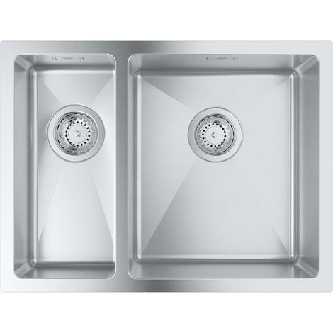 Grohe Lavelli - Lavello K700 con sistema di scarico, 60x45 cm, acciaio inox spazzolato 31576SD1 (1/4)