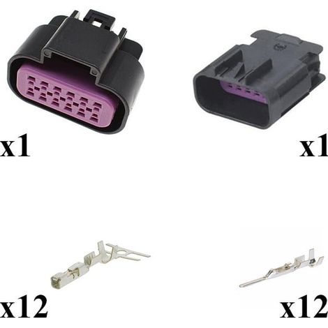Kit Connecteur GT 150 series Mâle femelle 12 Voies