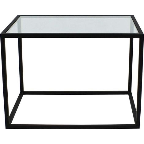 Tavolino da salotto moderno rettangolare KUBE Colori Ferro: Bianco opaco - Dimensioni Tavolini: 70 x 50 H. 40 (1/4)