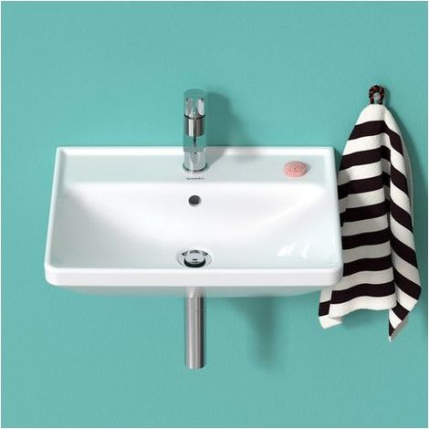 Duravit D-Neo Waschtisch, 600x440mm, 1 Hahnloch, mit Überlauf, (1/5)