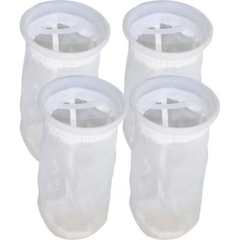 Filtre à Eau de Pluie - IBC - Lot de 4 - Nylon - Filtration Fine - Couleur Blanche (1/4)